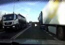 O krok od tragedii… Zobacz agresję drogową kierowcy ciężarówki [WIDEO]